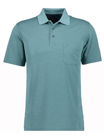 Ragman Softknit-Polo Fischernetz in Grün