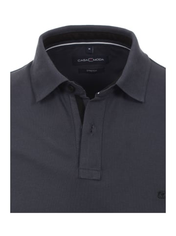 CASAMODA Polo-Shirt uni 004470 in Grau