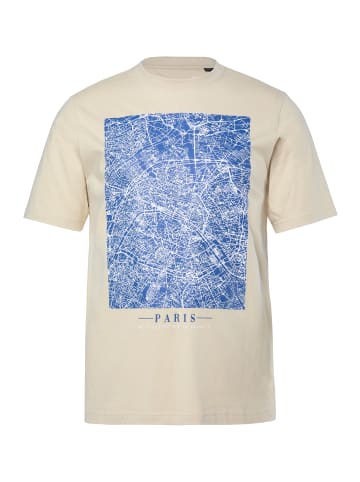 Men Plus Kurzarm T-Shirt in dunkles kitt