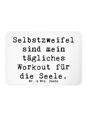 Mr. & Mrs. Panda magnet Spruch Selbstzweifel Workout mit Spruch in Weiß