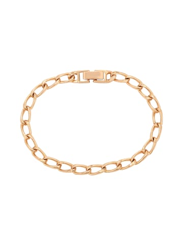 faina Women Cable Chain Link Bracelet in Rose Gold