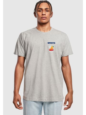 Mister Tee Mister Tee Herren Vintage Spritz Tee in heather grey