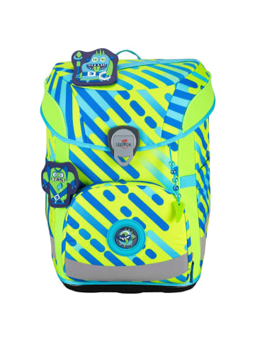 DerDieDas ErgoFlex Easy Superflash Neon - Schulranzen Set 5tlg. 950 g (Monster) in Monster