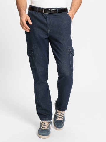 WITT WEIDEN Cargojeans in dark blue denim