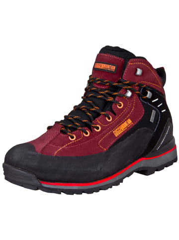 GUGGEN MOUNTAIN Wanderstiefel Gummikappe in Rot