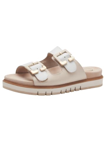 Tamaris COMFORT Pantolette in WHITE/BEIGE