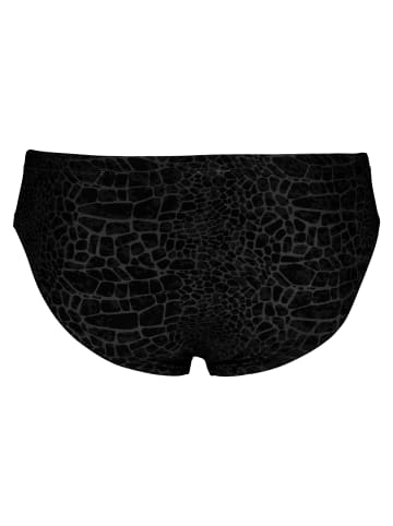 Arena Snakeskin Swim Brief in Schwarz