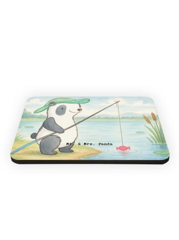 Mr. & Mrs. Panda Pinnwand Magnet Panda Angeln Design ohne Spruch in Weiß