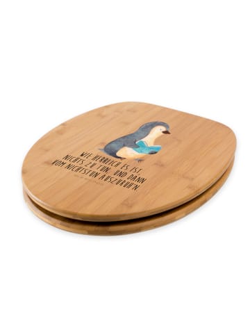 Mr. & Mrs. Panda Klodeckel Pinguin Buch mit Spruch in Braun