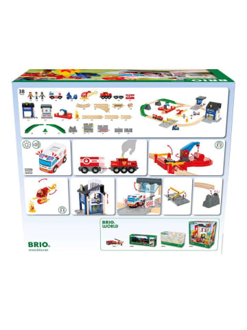 Brio Kreativität Polizei und Feuerwehr Set Deluxe Ab 3 Jahre in bunt