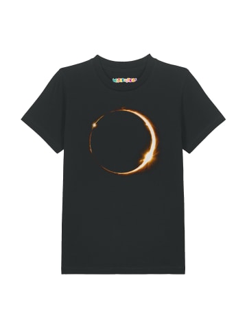 wat? Apparel T-Shirt Feuerring in Schwarz