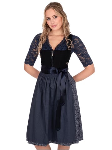 MarJo Mididirndl CONNY in blau