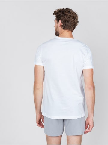 Erlich Textil  T-Shirt HUGO in weiß