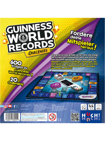 HUCH! Wissensspiel Guinness World Record Challenges in Bunt