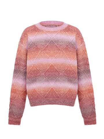 Sidona Damen Sweater in Rost Mehrfarbig