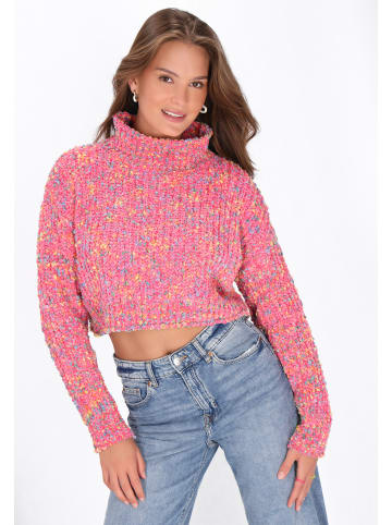 myMo Women Sweater in pink multicolor