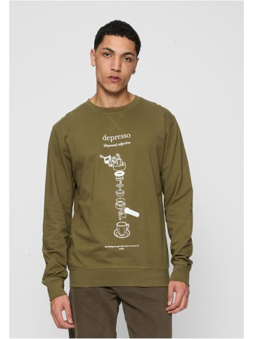 Mister Tee Rundhalsausschnitt in olive