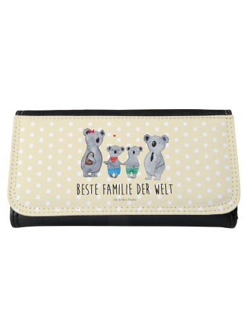 Mr. & Mrs. Panda Portemonnaie für Damen Koala Familie zwei mit S... in Gelb Pastell