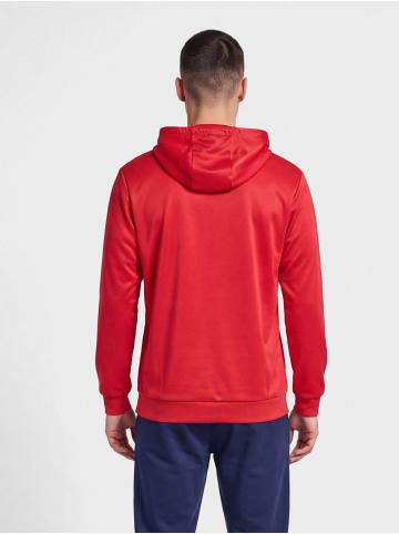 Hummel Kapuzenpullover Hmllogo Erwachsene in TRUE RED