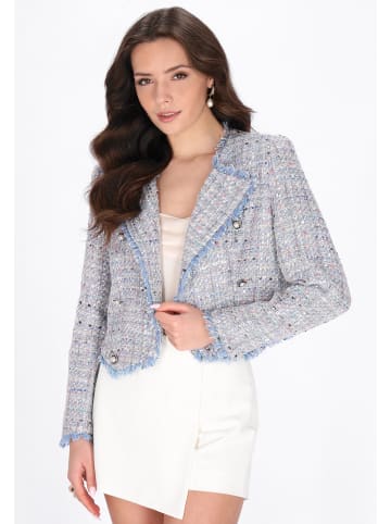 faina Women Blazer in light blue rose