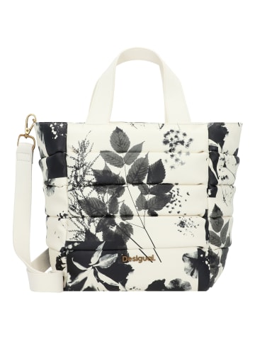 Desigual Silkscreen Tone Handtasche 24 cm in white