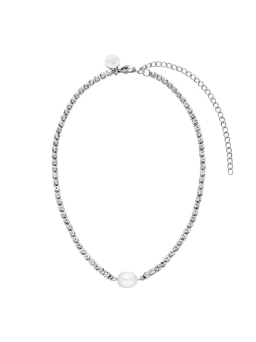 PURELEI Choker Shimmering Pear in Silber