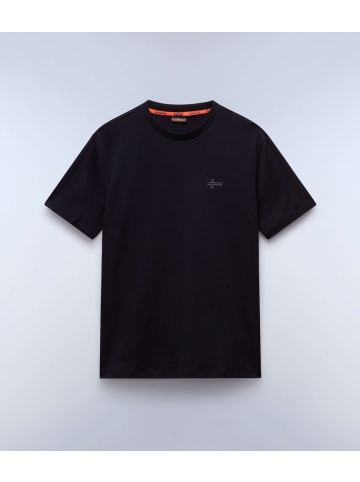 Napapijri T-Shirt "S-Sorano Ss" in Schwarz