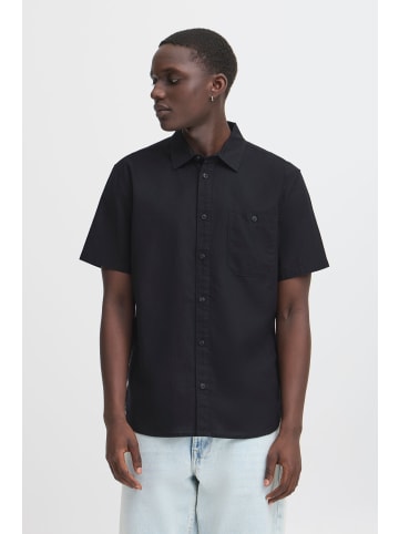 BLEND Leinenhemd BHBAY LINEN in Schwarz