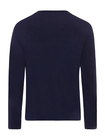 Hanro V-Shirt Casuals in deep navy