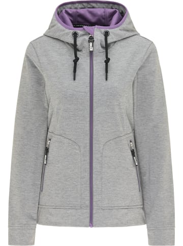 myMO ATHLSR Funktionsjacke in Grau Melange Flieder