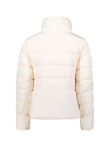 Zero  Steppjacke mit Kunstfellkragen in Eggnog