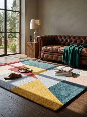 KADIMA DESIGN Stilvoller und handgetufteter Teppich in Multi-Kontrast in Multi-Kontrast