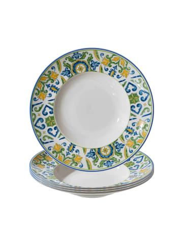 Ritzenhoff & Breker 4er Set Pastateller Roma Verde in ø 30,5 cm in grün