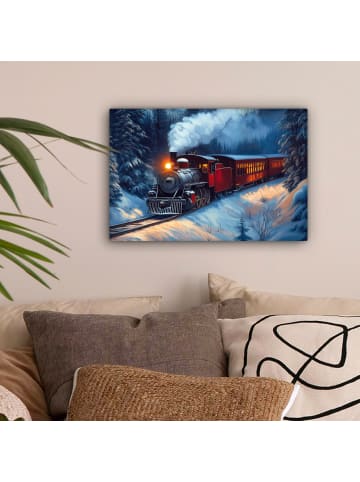 MuchoWow Leinwand Bilder Anthrazit