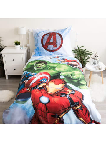 Avengers Avengers Bettwäsche-Set aus Baumwolle - 140 x 200 cm + 70 x 90 cm in Mehrfarbig