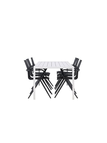 ebuy24 Gartenset Break 7-teilig Weiß 90 x 205 cm