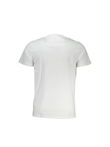 cavalli CLASS Weißes Baumwoll-T-Shirt