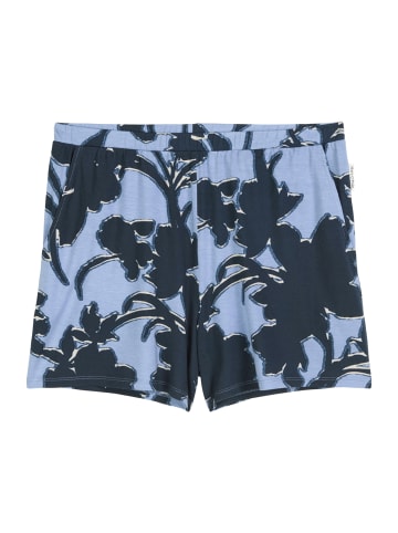 Marc O'Polo Pyjamashorts Mix N Match Cotton Modal in country blue/dark navy print