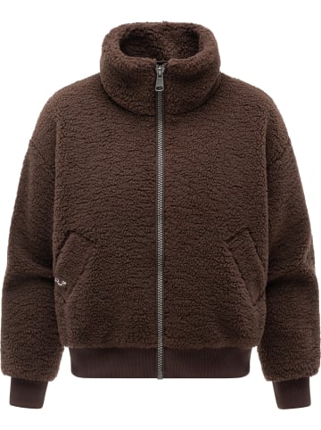 ragwear Plüschjacke Tillie Y in Dark Choco