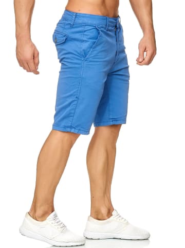 Max Men Chino Shorts Capri 3/4 Hose Stretch Bermuda Sommer in Hellblau
