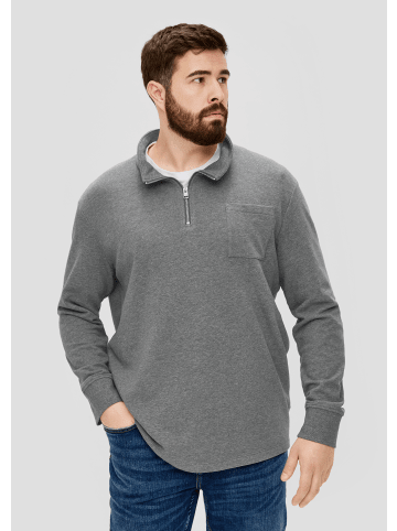 s.Oliver Sweatshirt langarm in Grau