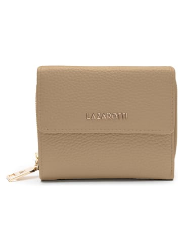 Lazarotti Bologna Leather Geldbörse Leder 12 cm in sand