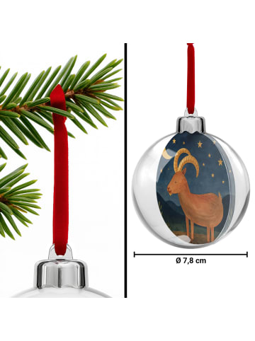 Mr. & Mrs. Panda christbaumkugel Sternzeichen Steinbock Design o... in Weiß