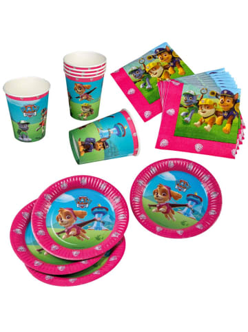 Party Fun XXL Party Geburtstag Set für Mädchen | Paw Patrol | 51 Teile