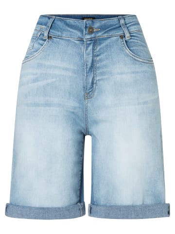 More & More Jeansshorts in middle blue denim