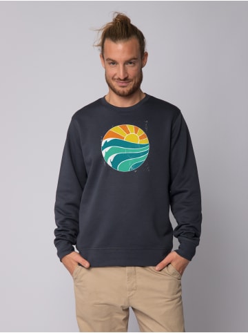 wat? Apparel Sweatshirt Summer Sun in India Ink Grey
