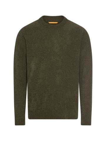 Camel Active Pullover mit Rundhalskragen in Waldgrün