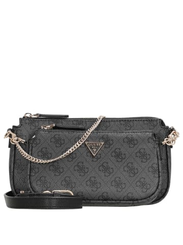 Guess Noelle II DBL - Umhängetasche 24 cm (dark taupe logo) in coal logo