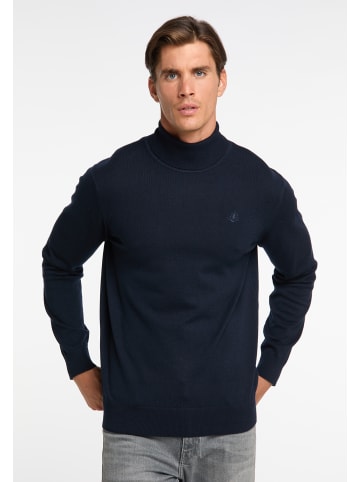 DreiMaster Klassik Rollkragenpullover in Marine