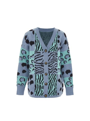 ebeeza Damen Strickpullover in Türkis